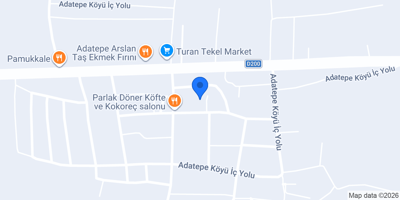 Adatepe İlkokulu konumu