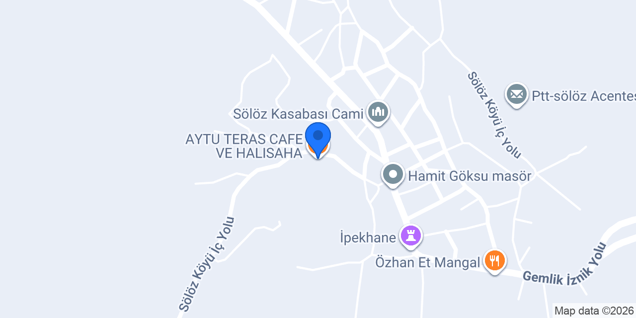 AYTU TERAS CAFE VE HALISAHA konumu