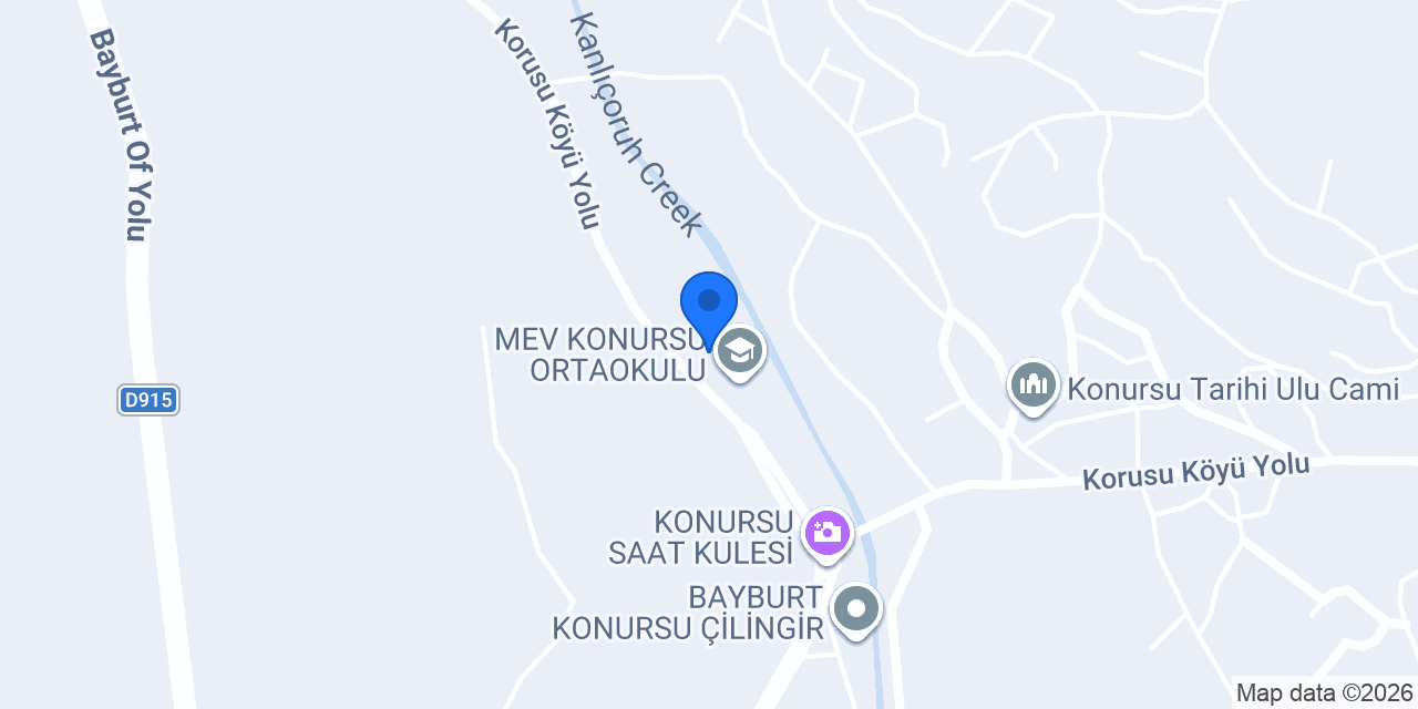 M.E.V. KONURSU İLKÖĞRETİM OKULU konumu