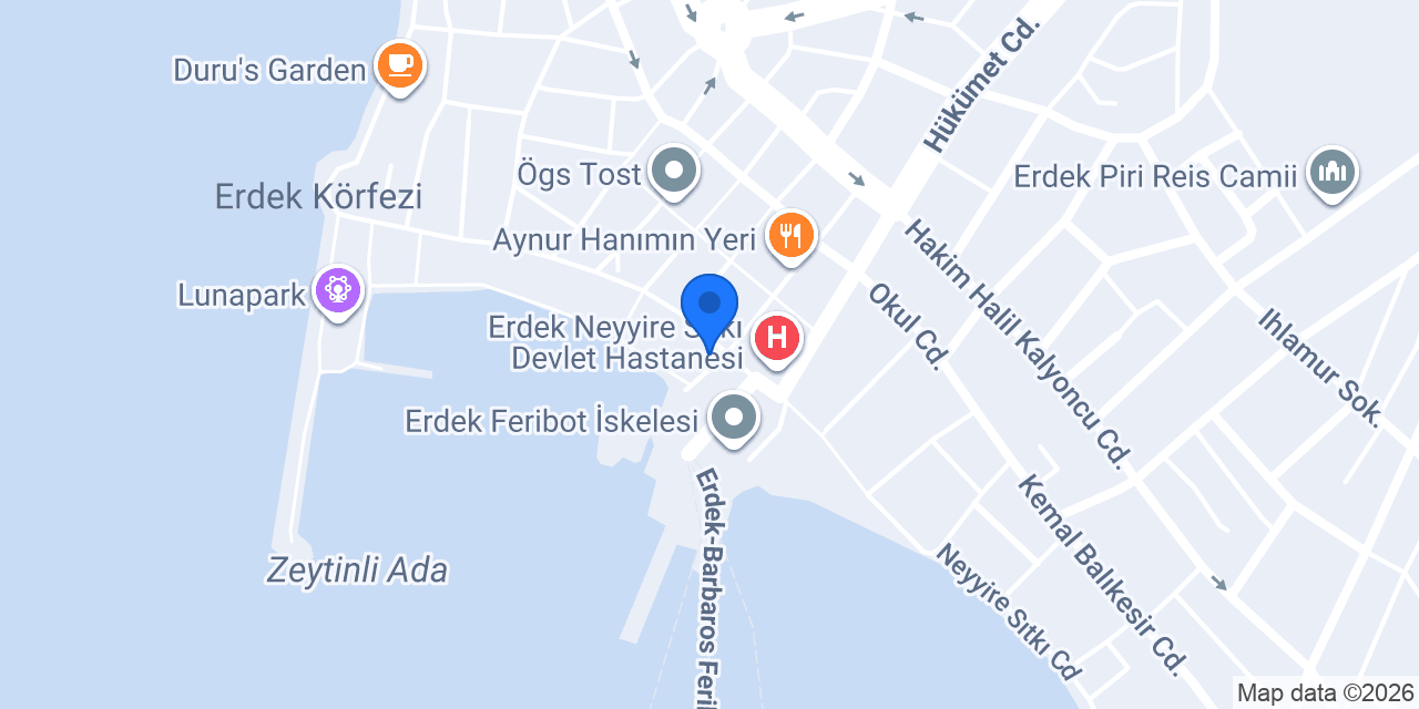 Öykü Cafe konumu