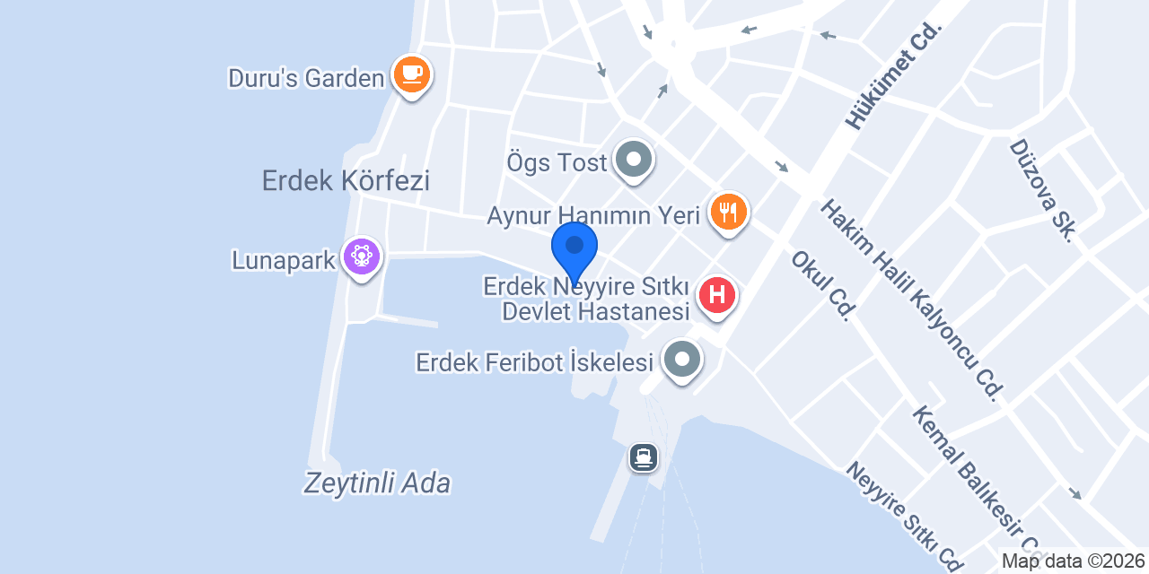 Poseidon Erdek konumu