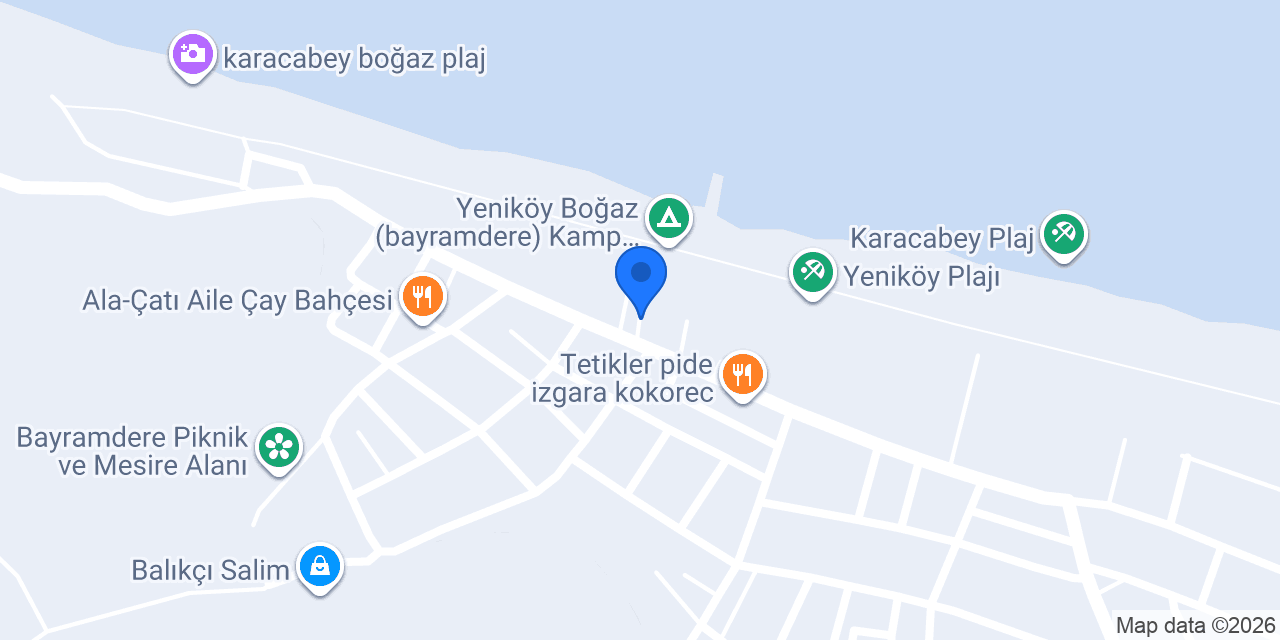 Karacabey Boğaziçi Restaurant konumu