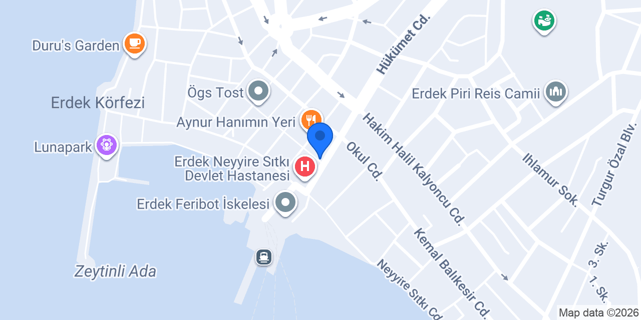 Deniz Perde Erdek konumu