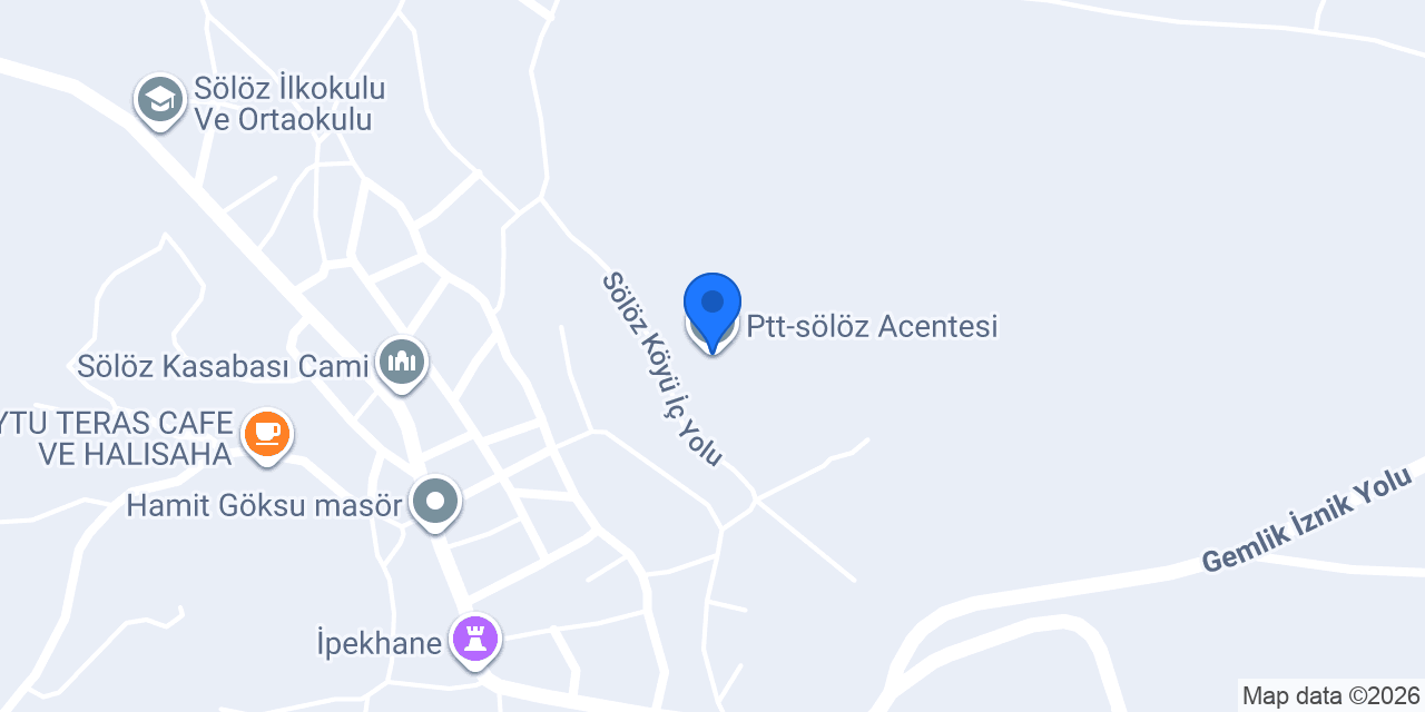 Ptt-sölöz Acentesi konumu
