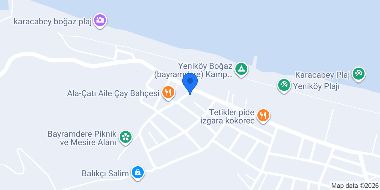 MEST-ET YENİKÖY BOĞAZ konumu