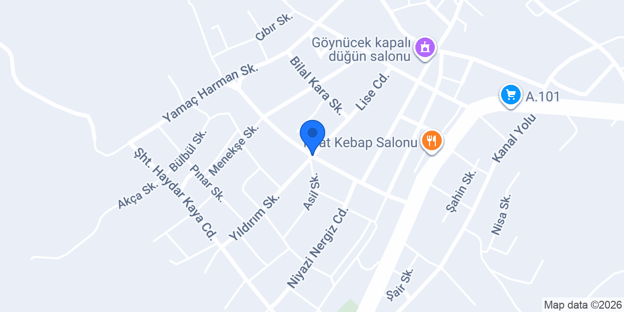 Tapu Müdürlüğü konumu