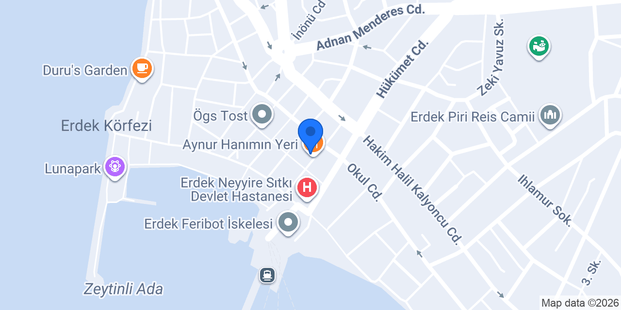 Aynur Hanımın Yeri konumu
