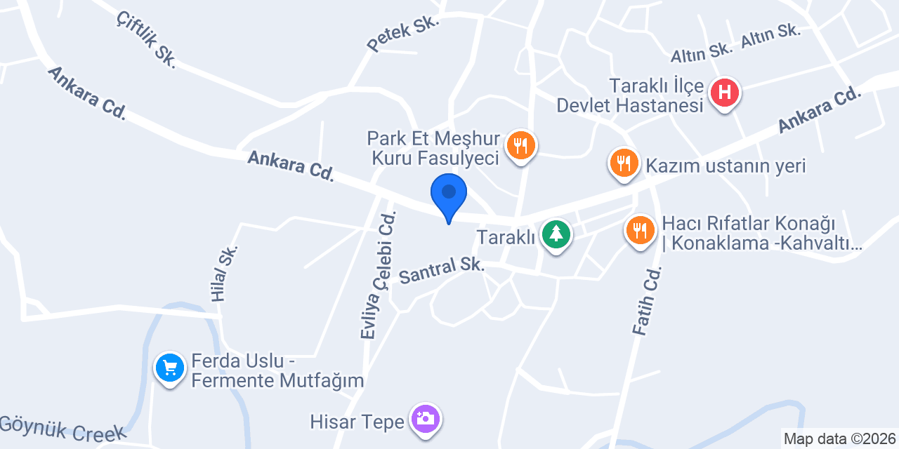 Taraklı Müftülüğü konumu