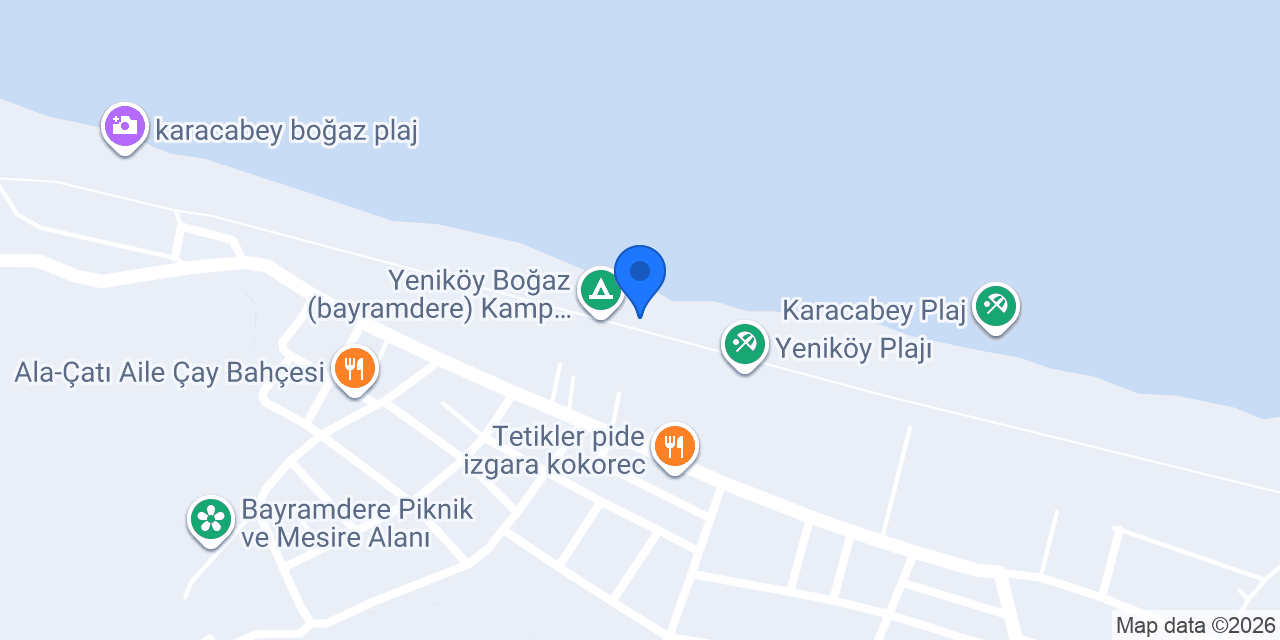 Poyraz Deniz Evleri Yeniköy konumu