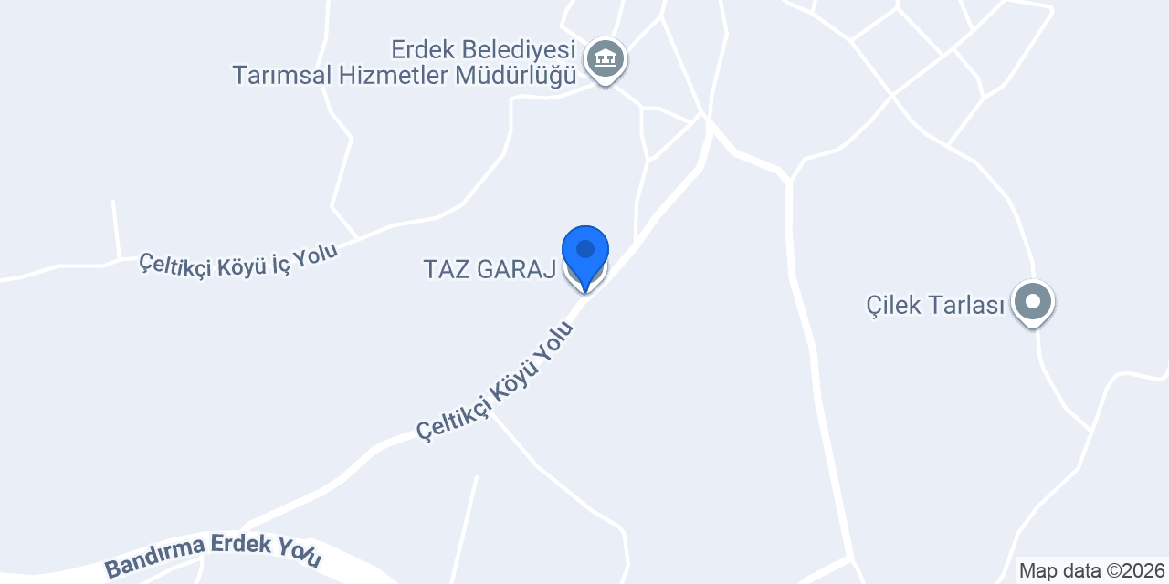 TAZ GARAJ konumu