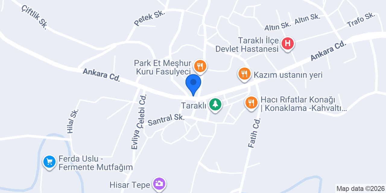 Sessiz Sedir Kafe & Restaurant konumu