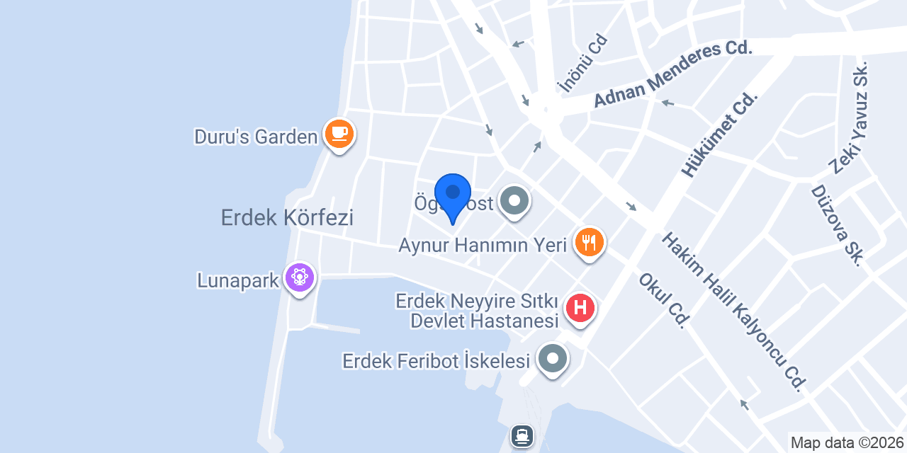 Erdek Belediyesi konumu