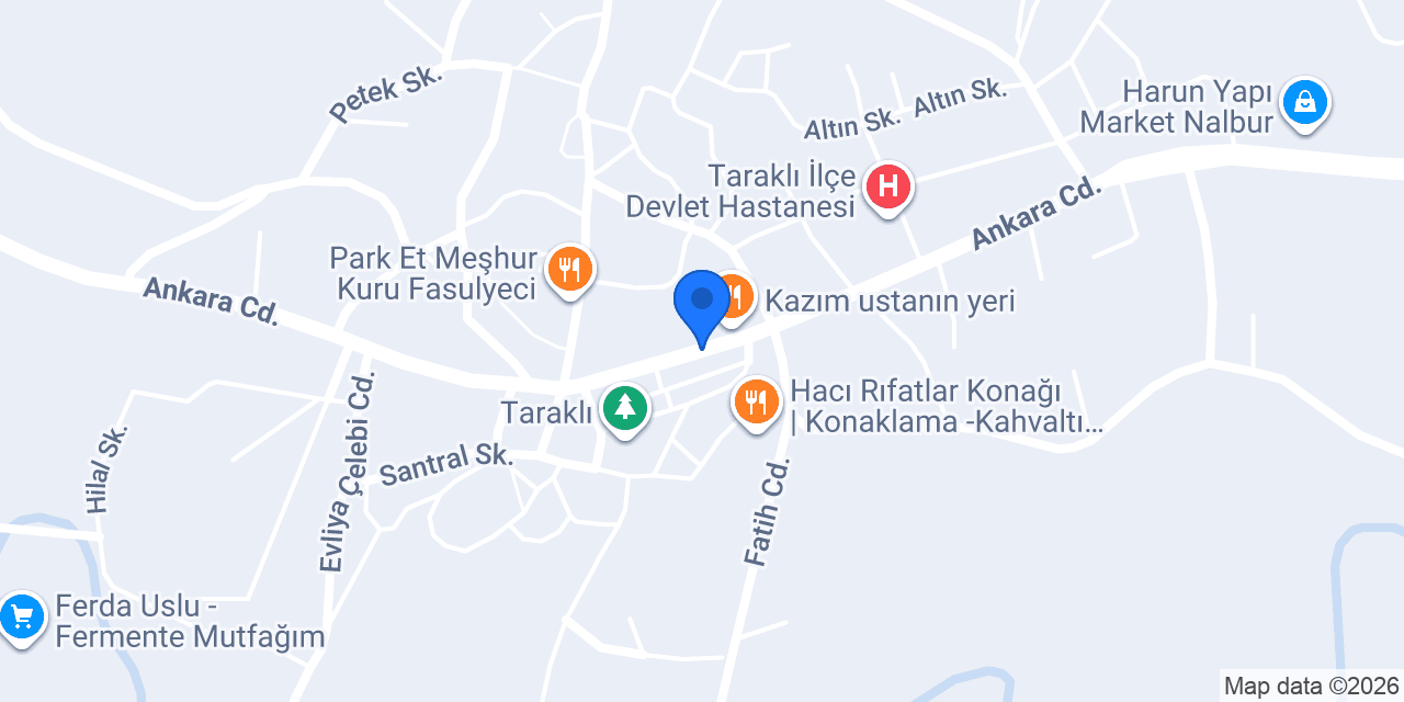 Taraklı Taksi konumu