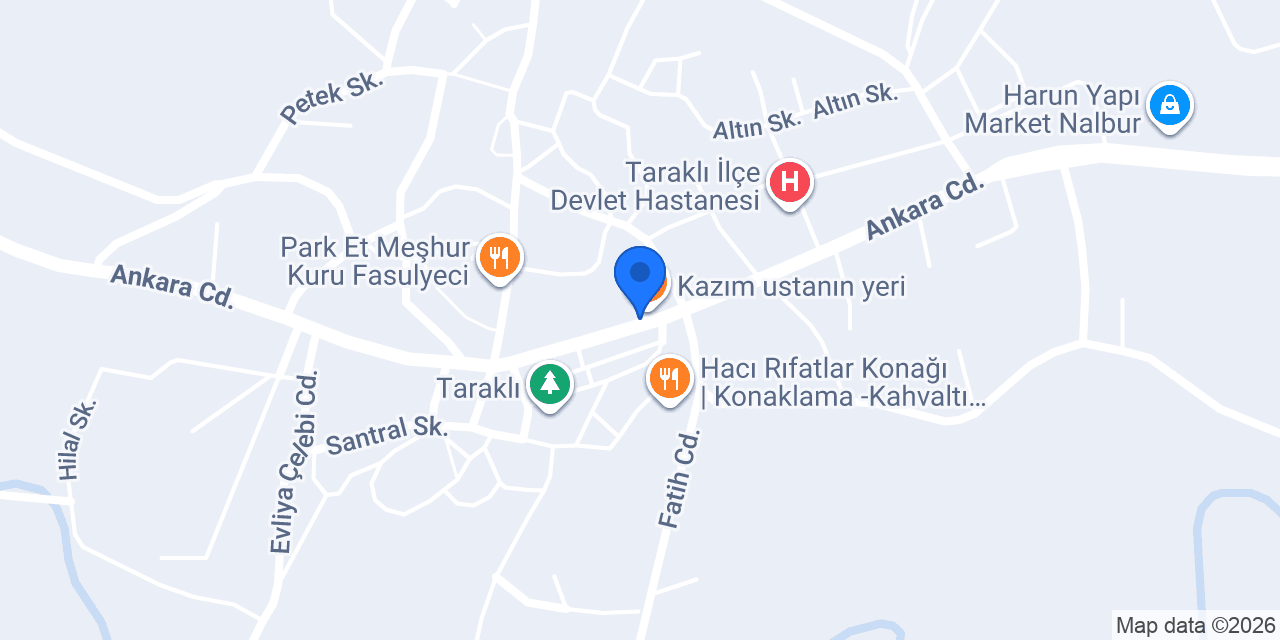 EMRULLAH AİLE ET LOKANTASI konumu