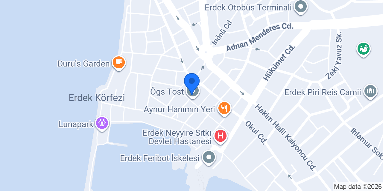İdeal Sigorta Erdek Şube konumu