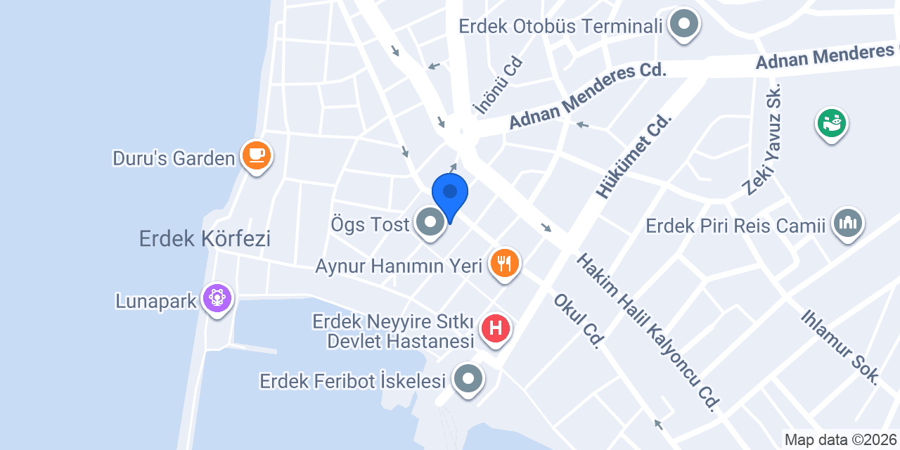 Erdek Çibörek konumu