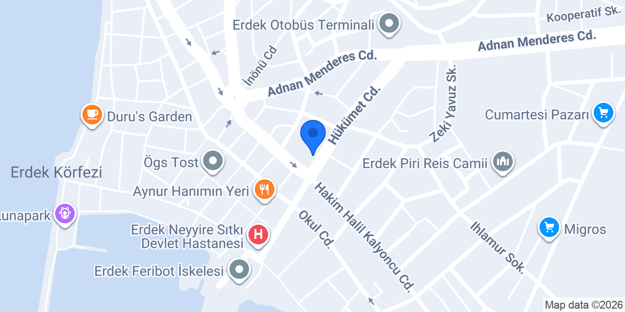 Endent Diş Polikliniği konumu