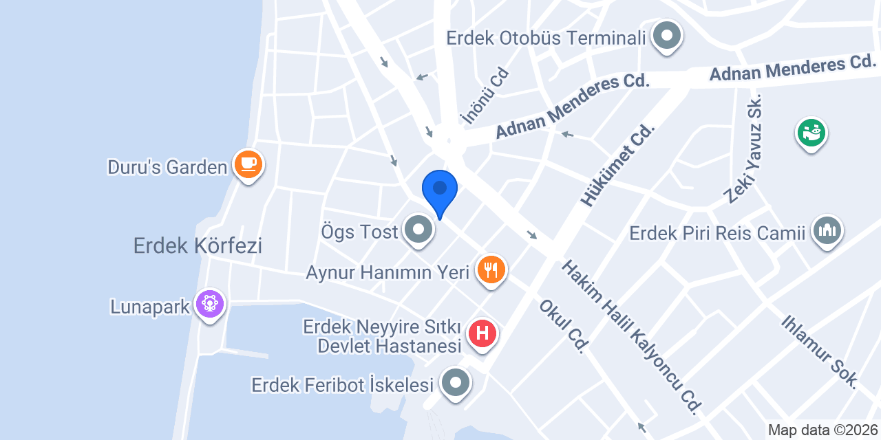 Beyazgül cicekcilik konumu