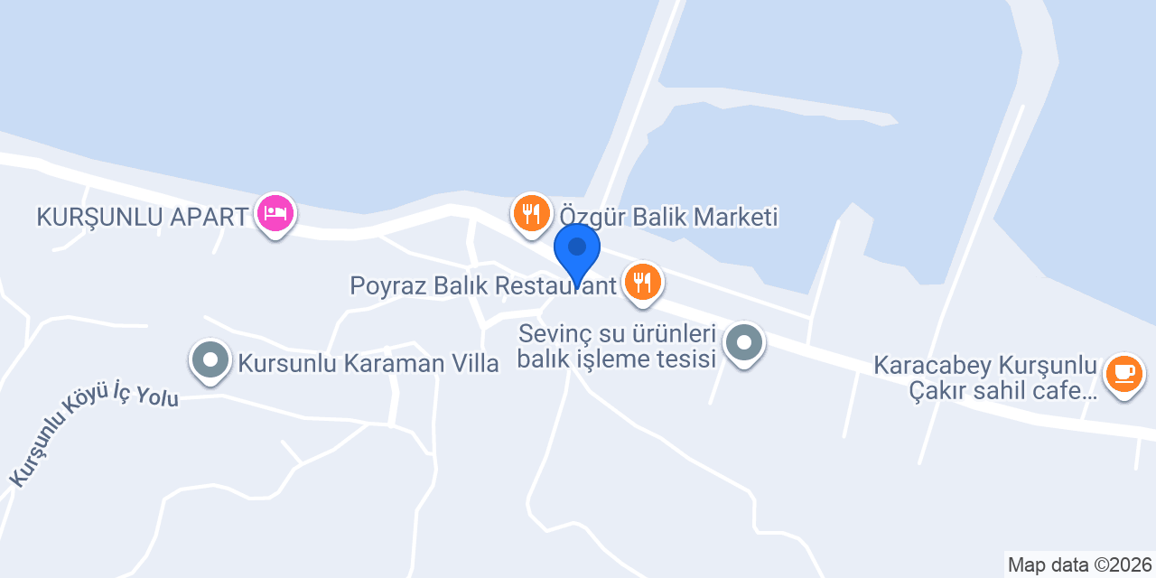 Kurşunlu Liman Pansiyon konumu