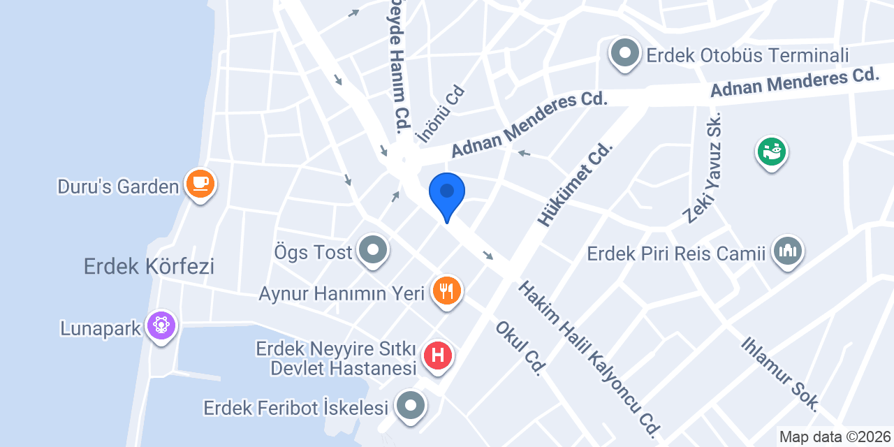 Saray Simit Evi konumu