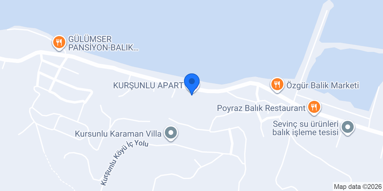 KURŞUNLU APART konumu