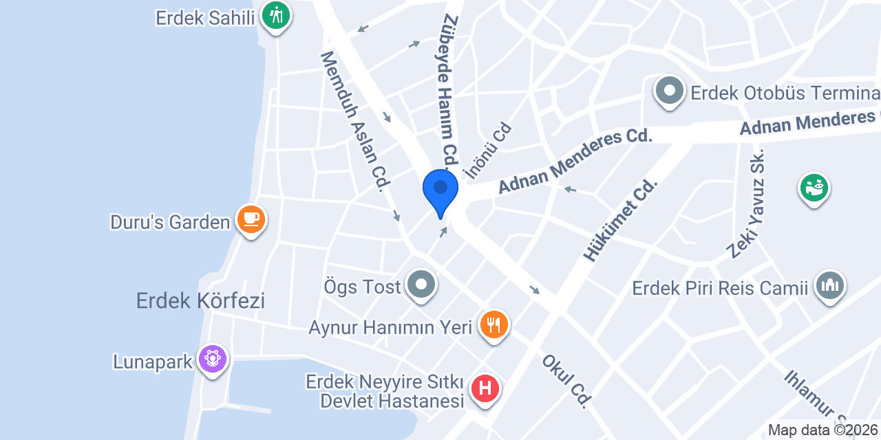 ÖZGÖR TAKSİ ERDEK konumu