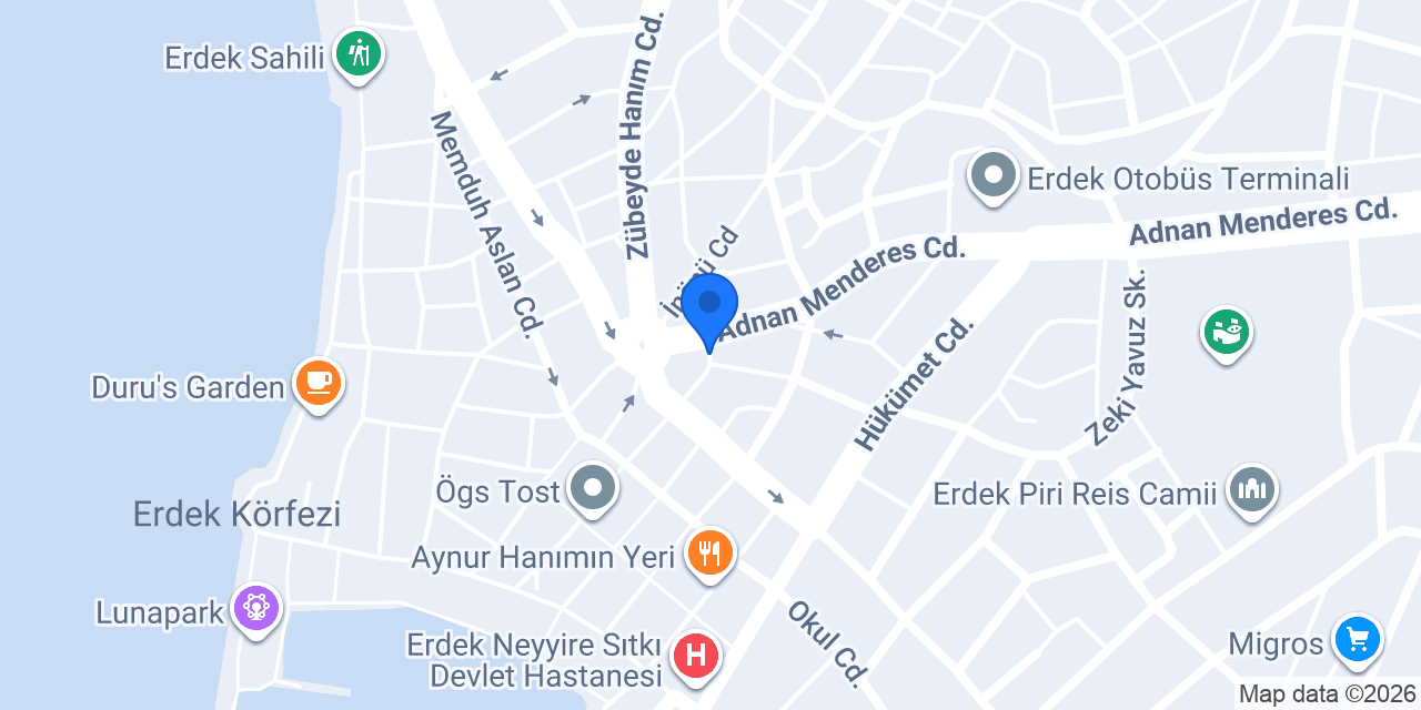 Erdek Taksi konumu