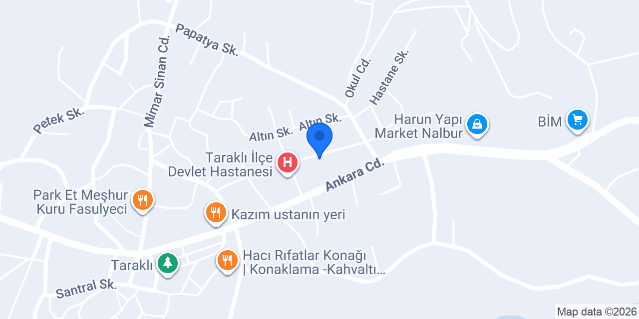 GSB TARAKLI GENÇLİK MERKEZİ konumu