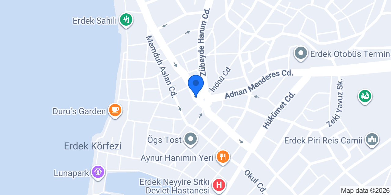 Mehmet taksi Erdek pos geçerli konumu