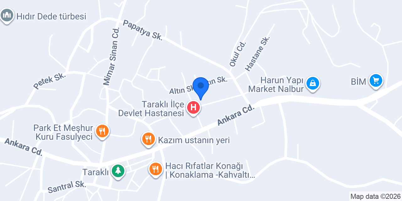 Şirin çiçek evi konumu