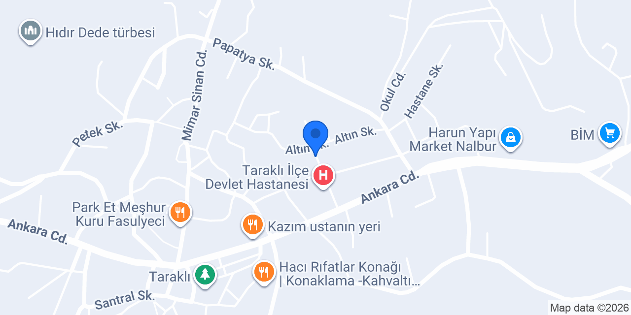Halk Eğitim Merkezi konumu