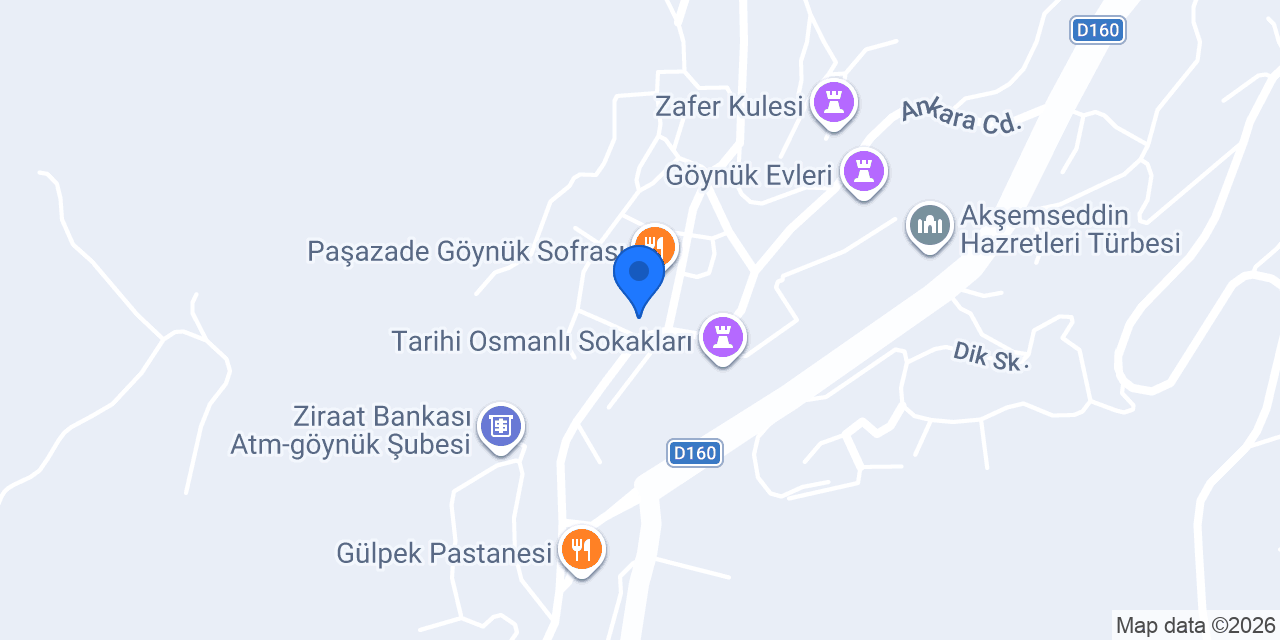 Beyaz Köşk Pasta Evi konumu
