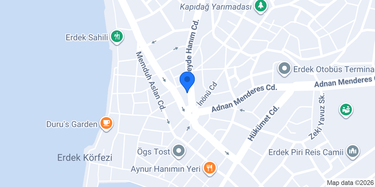 ERDEK GÜNEŞ EMLAK konumu