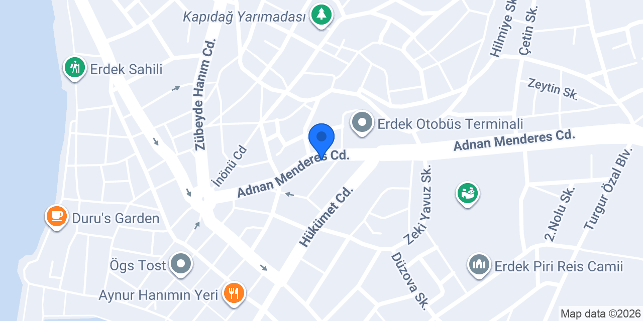 Erdek Fizyoterapi konumu