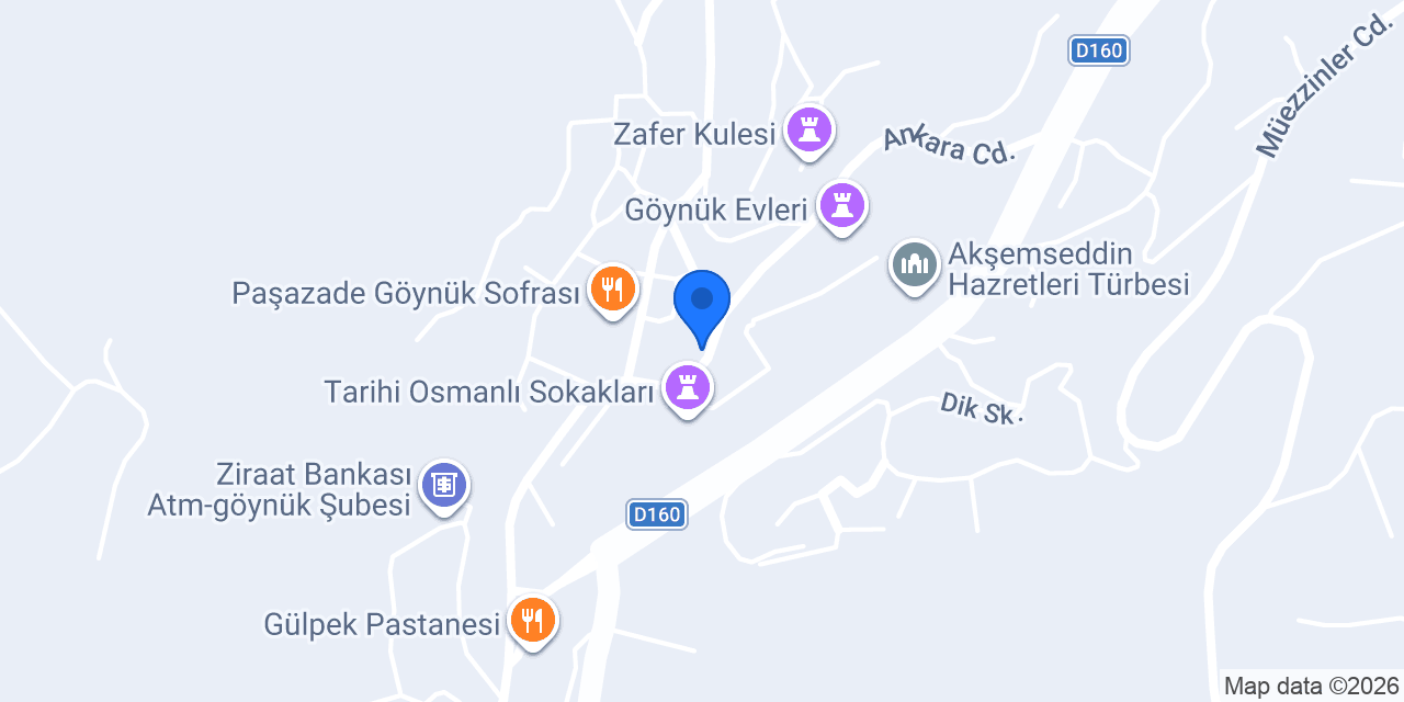 Gulen Yemek konumu