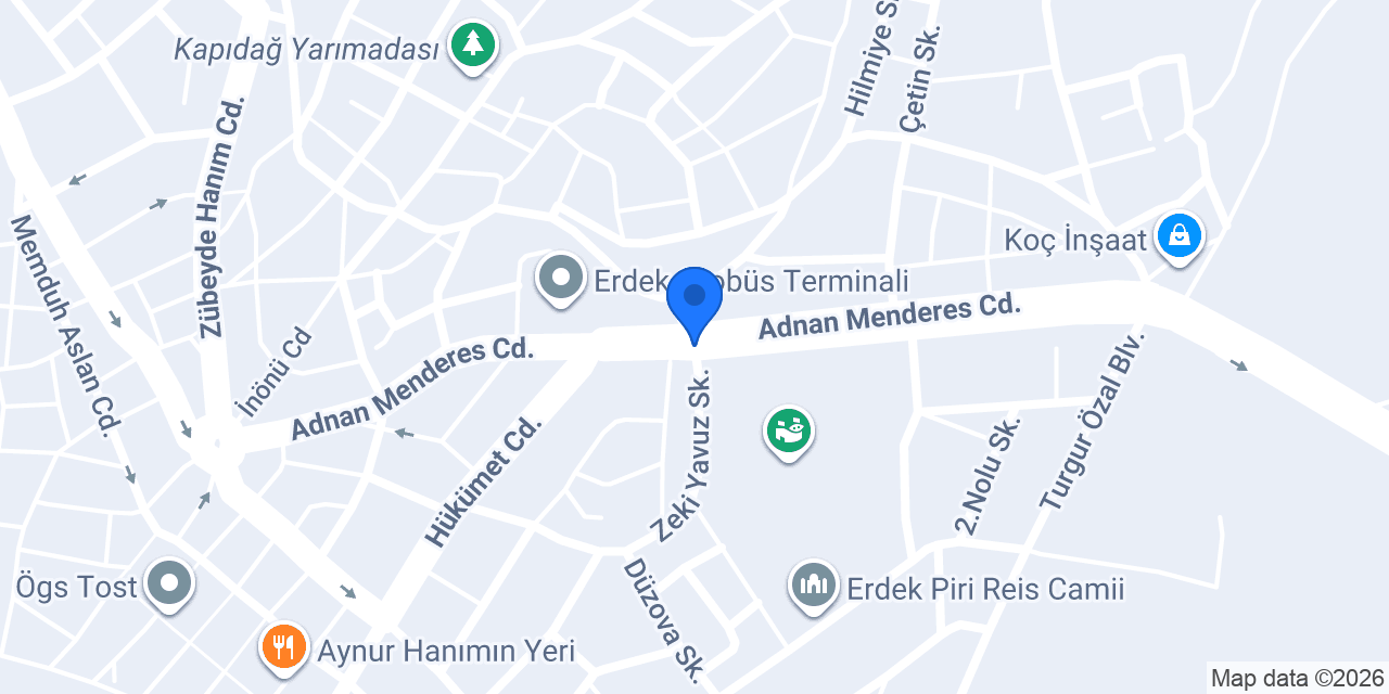 Çiçek Taksi konumu