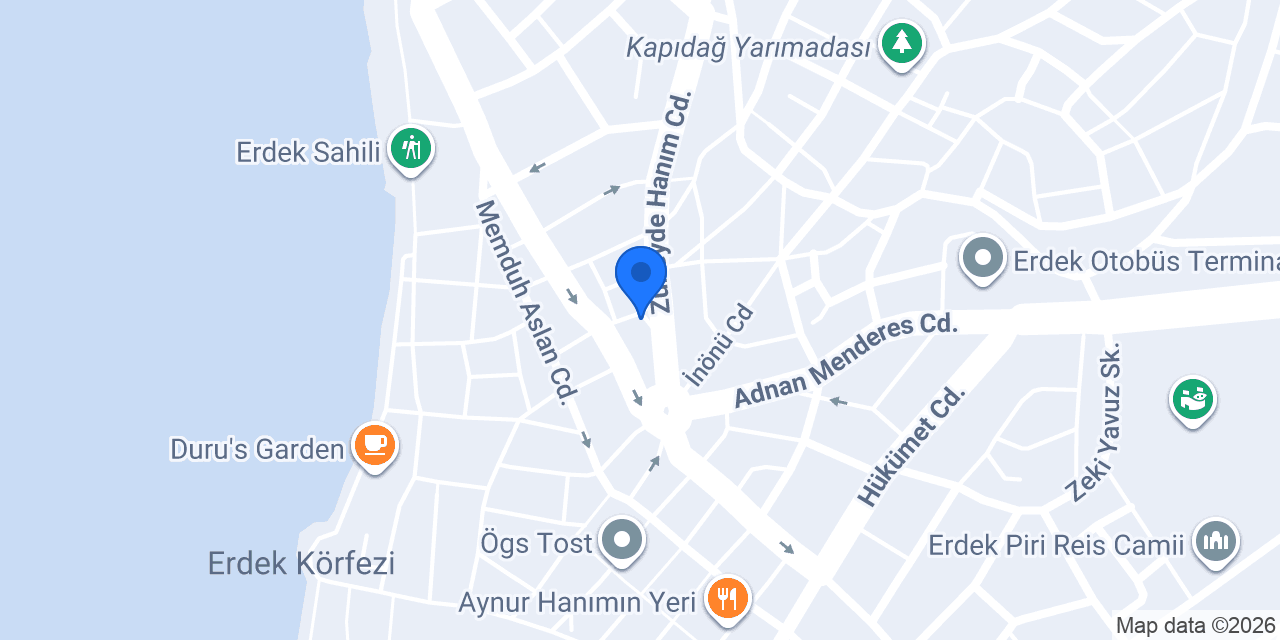 İnceler Yapı Malzemeleri konumu