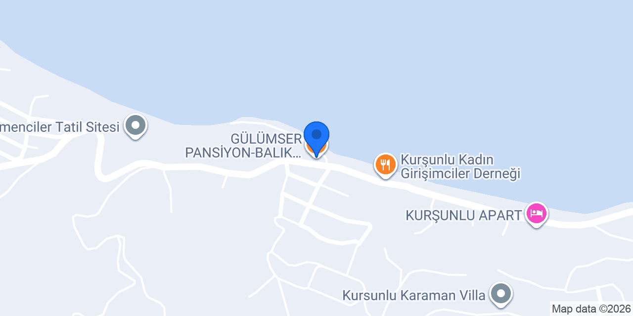 GÜLÜMSER PANSİYON-BALIK RESTEURANT-CAFE konumu