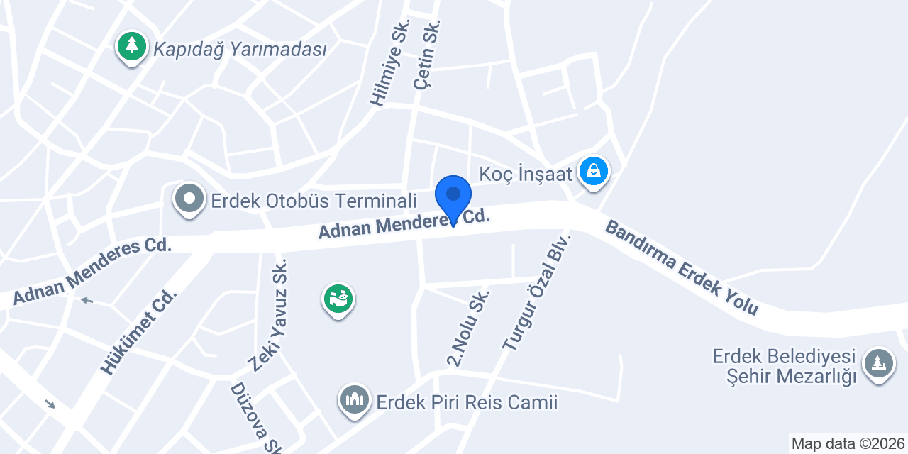 Malatya Mobilya Erdek Şube konumu