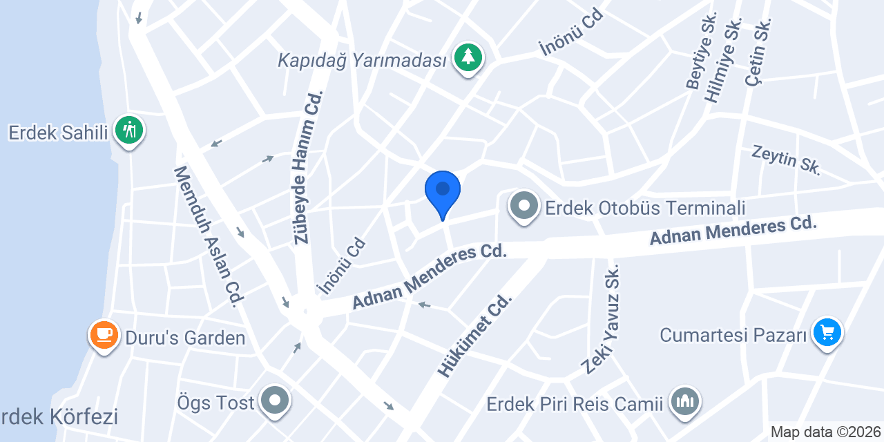 Erdek Majestic Emlak konumu