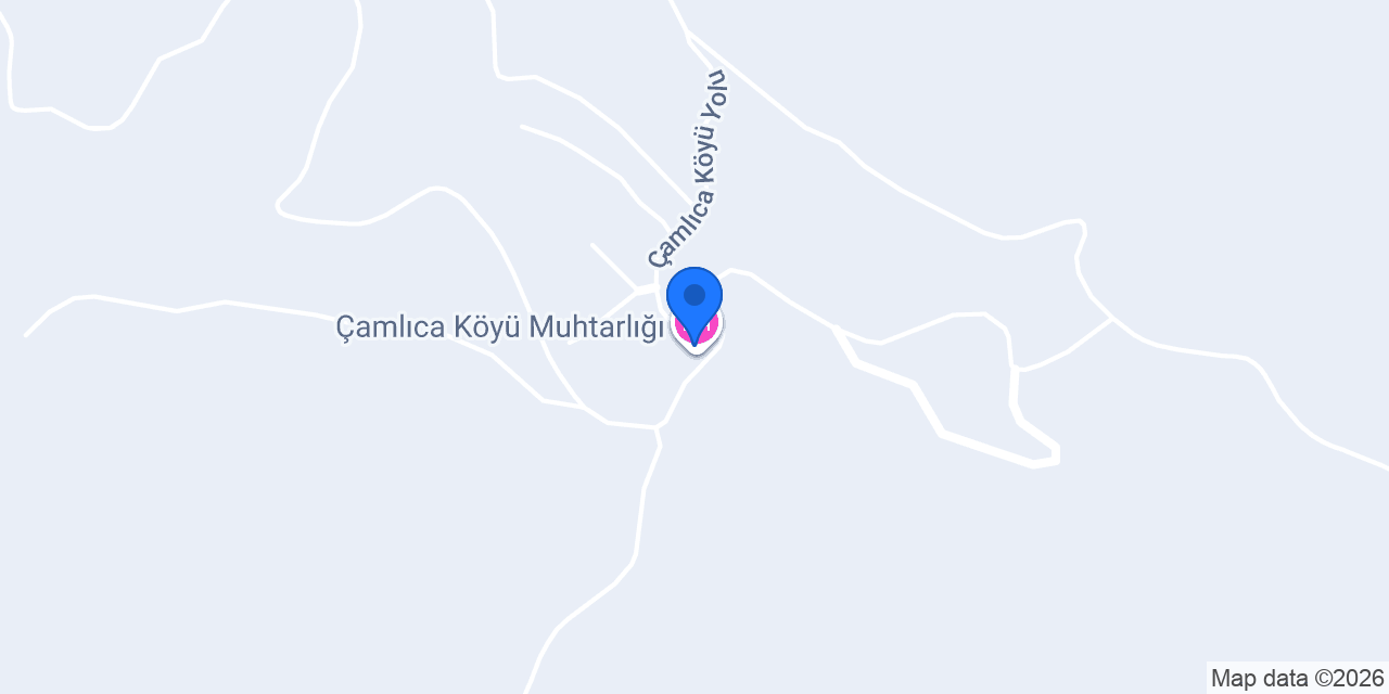 Çamlıca Köyü Muhtarlığı konumu