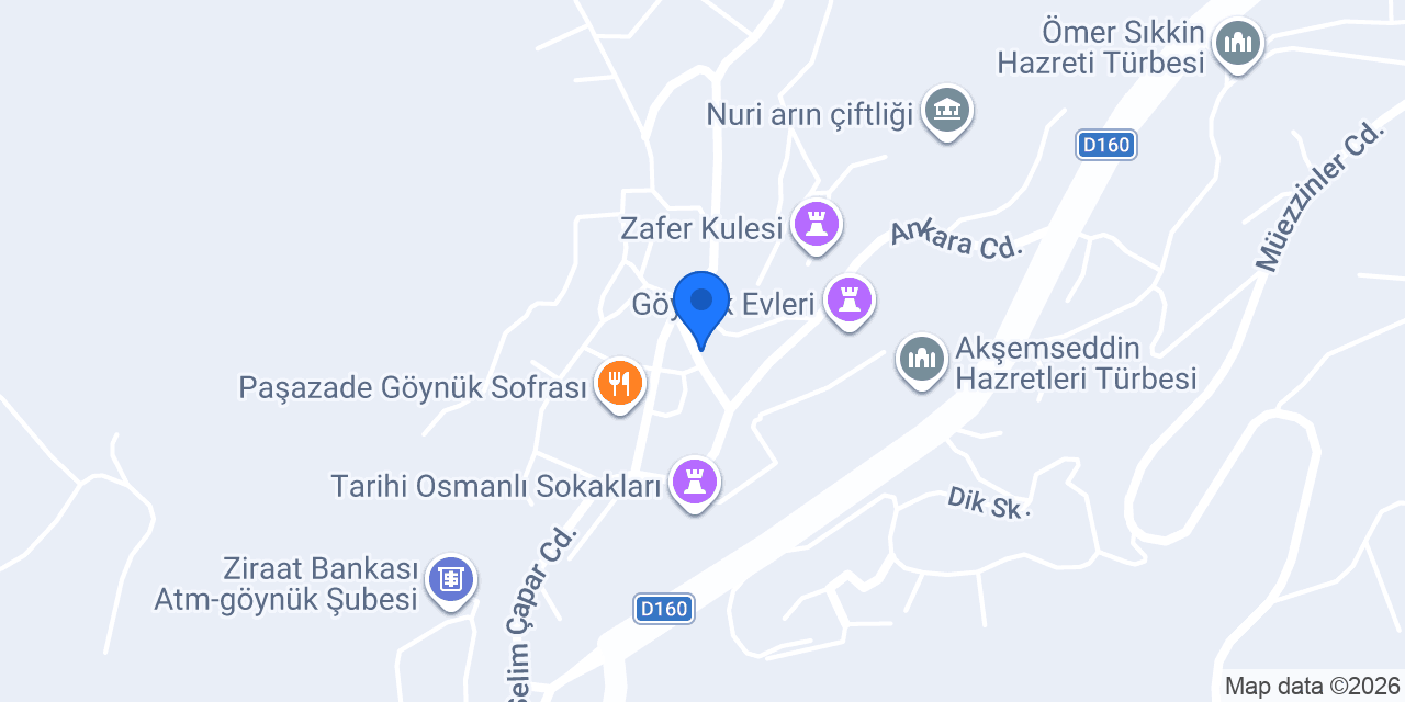 Şendur Tekstil konumu