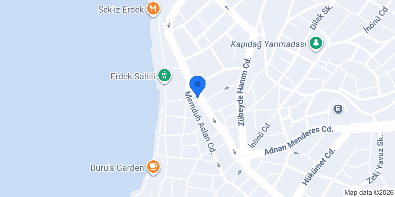 Erdek Halk Eğitim Merkezi konumu