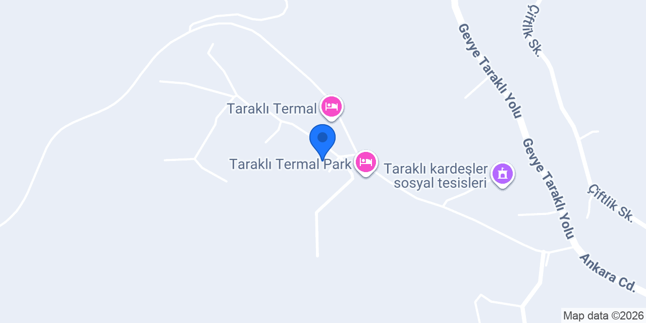 Taraklı Termal Suite konumu
