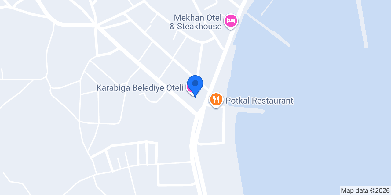 Karabiga Belediye Oteli konumu