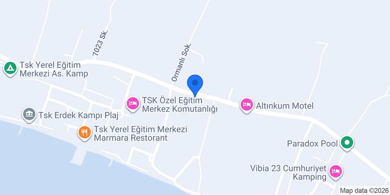Erdek Abant Pansiyon konumu