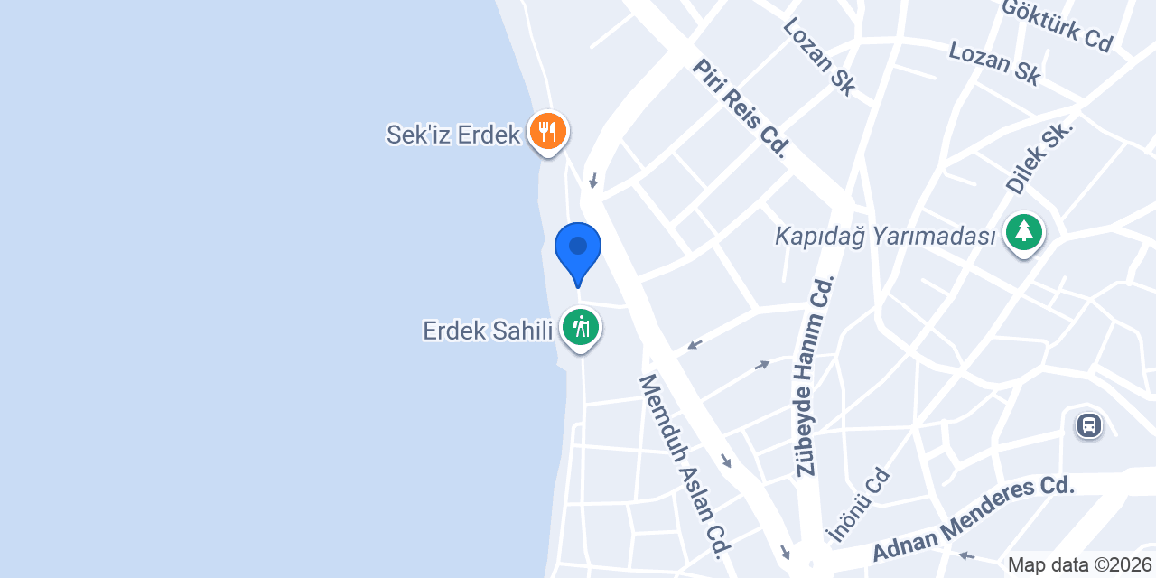 Erdek Motel Dostlar konumu