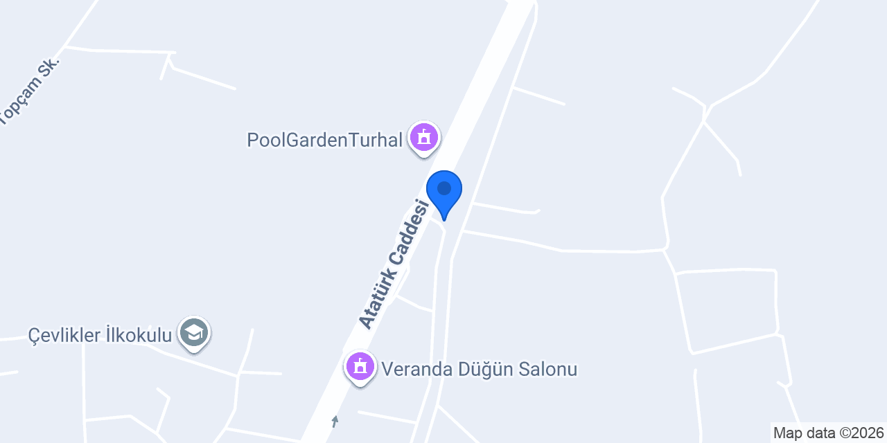 TURHAL PREFABRİK KONTEYNER konumu