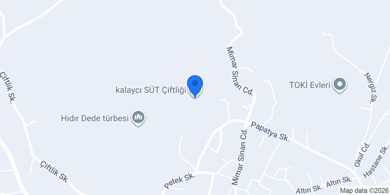 kalaycı SÜT Çiftliği konumu