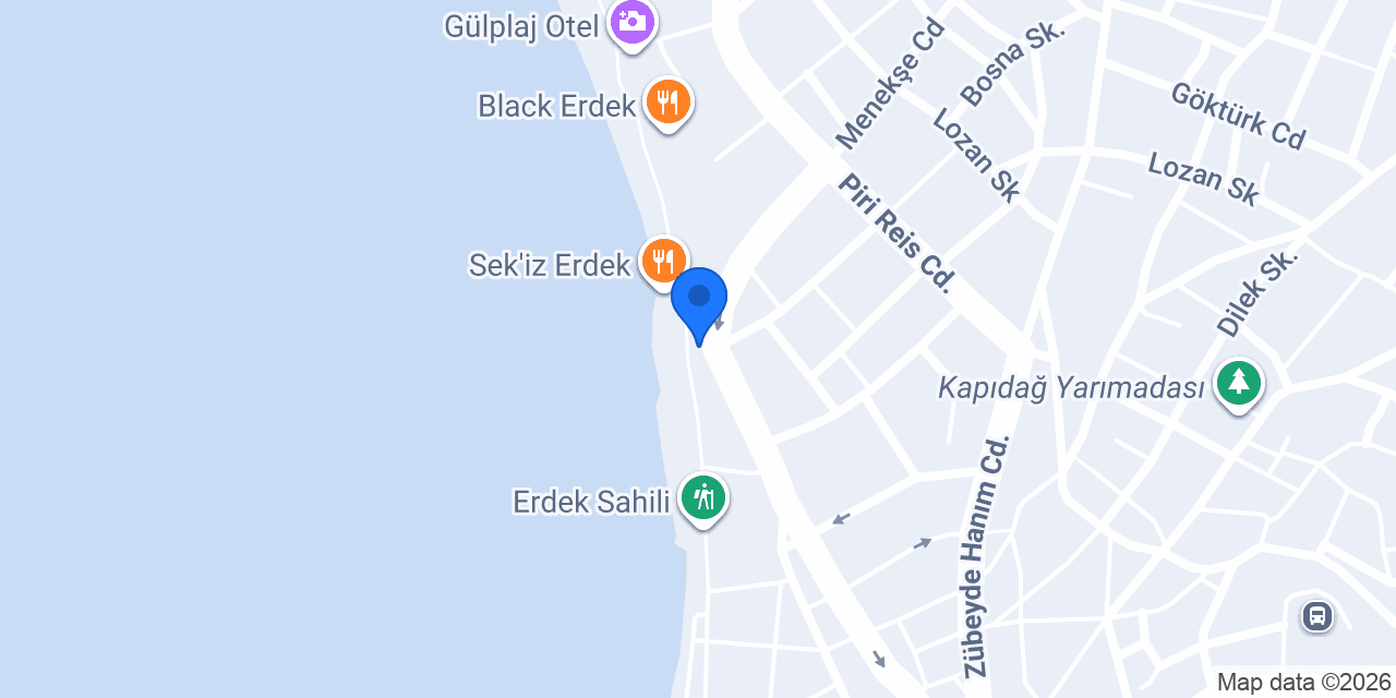Belmont Cafe Erdek konumu